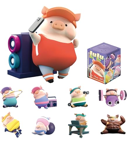 Amazon.co.jp: maidimiao Lulu The Piggy Celebrationシリーズ 8ピース